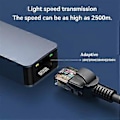 Miniatyrbillede 3 af 5: 2500Mbps USB C Ethernet til RJ45 2.5G USB Kablet Adapter RJ45 LAN Netværkskort til PC Laptop