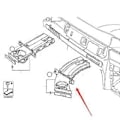 Miniatyrbillede 5 af 5: RHD Bil Kopholder Udtrækkelig Trim 51459173468 til E90 E91 E92 E93 2005-2012 Instrumentbræt Drikkeholder Højre Chauffør
