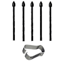 Miniatyrbillede 1 af 5: Touch Stylus Spidser Nib+ Pen Tab S7 S7+/s6 Lite/note10/note20 Universal Stylus Spids Sort