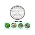 Miniatyrbilde 3 av 5: En Potting Mesh Sieve Sifting Pan - Mindre Stålblanding S 4 Sieve Mesh Filter(1/8in,1