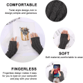 Miniatyrbilde 3 av 4: Dame Fingerless Hansker, 4 Par Fingerless Hansker, Mansjetter, Armvarmere, Håndleddsvarmere, Strikkede, Korte, Strikkede, Halve Fingerløse Votter