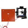Miniatyrbillede 5 af 5: 3D Printer Silikone Varmeplade 230x230mm Varmemåtte 24V 200W Printer Opvarmet Seng med Skruehuller Udskiftning