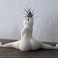 Miniatyrbillede 3 af 5: Spøgelsesblomsterpotte Ornamenter Hjem Spoof Pottede Harpiks Håndværk Vindue TV Skab Soveværelse Gårdsplads Dekorationer