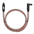 Miniatyrbillede 1 af 5: 90 Graders Optisk Kabel 5.1 Digital Lyd Spdif Fiberoptisk Audio Toslink Kabel 1m