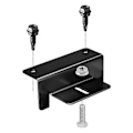 Miniatyrbillede 4 af 5: Solpanel Monterings Z Beslag Til RV, Båd, Campingvogne, 4 Pak, Sort