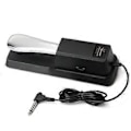 Miniatyrbillede 2 af 5: Højkvalitets klaver keyboard sustain pedal med skridsikker gummibund til MIDI keyboard, med 1/4 tomme input stik