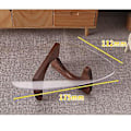Miniatyrbild 5 av 5: 1:6 Miniatyr Sidobord Te Bord Tårta Dessert Möbelset Scen Leksak Ask