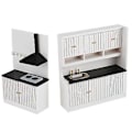 Miniatyrbild 3 av 5: 1:12 Dockskåpsmöbler Kit Set