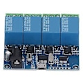 Miniatyrbild 1 av 4: Relämodul 4 Kanaler LED-indikator Övergångsskydd 8-bitars Mikrokontrollerchip USB Lång Livslängd Reläbrytare
