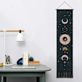 Miniatyrbild 1 av 5: Måntapet Psykedelisk Väggbonad Tapestries Heminredning för Sovrum 51 x 13 Tum (130 x 32 cm) A1