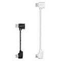 Miniatyrbillede 1 af 4: 11,8 tommer og 3,9 tommer Lightning datakabel til Micro Usb til Dji Mini Se/mavic Mini/mavic 2 Pro&zoom/mavic Air/spark Controller tilbehør (2 pak)