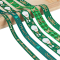 Miniatyrbild 3 av 5: 5 meter julband tryckt grosgrainband för presentinslagning bröllopsdekoration hårrosetter DIY