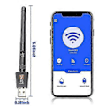 Miniatyrbilde 3 av 5: USB Trådløst Nettverkskort, WiFi Bluetooth USB Adapter For PC Trådløs Dongle 600Mbps Dual Band 2.4G/5.8G USB Wifi Adapter Wifi Dongle Wifi Mottaker For