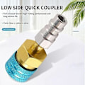 Miniatyrbillede 5 af 5: R1234yf til R134a Lavtryks Hurtigkobling, R12 til R134a Slangeadapter Fittingsstik til Bil Aircondition