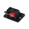 Miniatyrbild 3 av 5: Högtalarplatta Push Release Connector Terminal Strip Block 2 Position 2 Way
