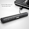 Miniatyrbillede 2 af 5: Ikanoo Subwoofer Soundbar til Bærbar Computer Kompatibel Med Ook Pc Tv S Og Bærbar Ledningsført