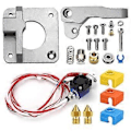 Miniatyrbild 1 av 5: 3D-skrivardelar Aluminiumlegering Uppgraderad Extruder Bowden Block CR10 1.75MM Filament Extrudering För MK8 CR-10 Ender-3