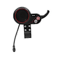 Miniatyrbild 5 av 5: Qs-s4 36v-60v Tumgas LCD Display Mätare För Zero 8 9 10 8x 10x Elscooter 6pin Display