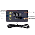 Miniatyrbillede 4 af 5: W3230 AC- Probe Line 20a Digital Temperatur LED Display Tat Med /in