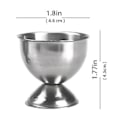 Miniatyrbilde 5 av 5: Less Stål Eggseparator, 4 Skjeer, 4 S, 1 Fjerner
