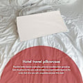 Miniatyrbilde 5 av 5: 20 stk. Hotellreise Enkelt Case Dobbeltseng Laken Dynetrekk Pi