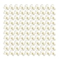 Miniatyrbillede 3 af 5: 100 stk. Binder Clips: Hjerteformede Lange Hale Metal Mini Sjove Clips til Dokumenter Guld