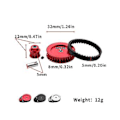 Miniatyrbilde 3 av 5: Belte Drift Trans Ars System 12t 30t For 4 6 1/10 Rc Crawler Bil Diy S,si