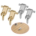 Miniatyrbillede 5 af 5: 2 stk. Metal Rulle Streng Træer Elektrisk Guitar Streng Guide Strengholder