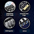 Miniatyrbillede 3 af 5: 7 Porte USB 3.0 PCI Adapter USB Expans, PCIe Riser til PC, Linux / Xp/ 7/