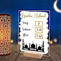 Pikkukuva 2 / 5: 3 KPL Ramadan Pöytäkoriste Eid Mubarak Akryyli Kuu Tähti Linna Pöytäkoriste Ramadan Islamilainen Juhla Kotikoriste, D
