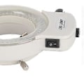 Miniatyrbilde 2 av 4: Justerbar 144 LED Ringlyskilde for Stereomikroskop og Kamera AC100-240V EU Plugg