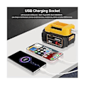 Miniatyrbillede 4 af 5: USB-opladeradapter til 20V batteri 2 USB-holder med Type-C hurtigopladning