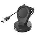 Miniatyrbild 5 av 5: Dockningsstation Laddare Adapter USB Laddningskabel Strömladdning för Watch 2/2 Pro/S3/S2 46mm 42mm Svart