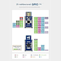 Miniatyrbild 3 av 5: För Rp2040 - Korttyp-a Vers 4mb Flash Micro Board
