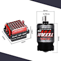 Miniatyrbilde 5 av 5: 550 Børstemotor 21t med 60A ESC for 1/10 RC Crawler Axial Scx10 Axi03007 90046 Traxxas Trx4 Trx6