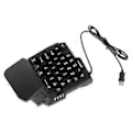 Miniatyrbild 3 av 5: USB Tangentbord Enhands Kabelansluten 35 Tangenter Ljusstarka Gaming Tangentbord För Surfplatta Färgglada Ergonomiska Speltangentbord Handstöd