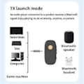Miniatyrbillede 2 af 5: Bluetooth 5.3 Audio Transmitter og Receiver 2 i 1 Trådløs 3.5mm Aux Audio Adapter Bluetooth Transmitter