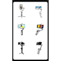 Miniatyrbillede 3 af 5: Gbl01 Magnetisk Mini Fill Light Tilbehør Til Om5 / Smooth4/5 / Vimble 3 Håndholdt Gimbal Stabilisator