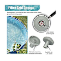 Miniatyrbild 5 av 5: Poolslangskoppling Adapter Pool Inloppsmunstycke Pool Filteranslutning, 3 st