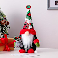 Miniatyrbillede 4 af 5: Nytår R -dimensional Ansigtsløs Dukke Rotte Jule Legetøj Elver Gnome Pynt (b)