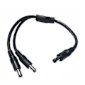 Miniatyrbillede 1 af 5: 5,5 mm x 2,1 mm Splitter-stikforlænger til CCTV LED Strip Light