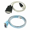 Pikkukuva 1 / 5: Rj45 Verkkokaapeli Sarjakaapeli Rj45 - Db9 ja Rs232 - Usb (2 in 1) Cat5 Ethernet Adapteri Lan Con