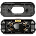 Miniatyrbild 2 av 5: Mila-Amaz 2 st Bi-Pole Inter Rocker Switch 6A 250V Rocker Switch Dimmer/Switch för lampa, svart