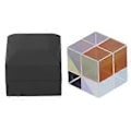 Miniatyrbillede 1 af 5: Farve Kubus Prisme 20mm 6 Sider Optisk Glas RGB Dispersion Prisme til Fysik og Dekoration med Opbevaringsboks