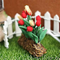 Miniatyrbillede 3 af 5: 1:12 En Ornt Tulipan Plante Blomst En Rotte