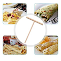Miniatyrbild 5 av 5: Praktisk T S Crêpetillverkare Pannkakssmet Spridare Pinne Hemmakit Verktygssats Gör-det-själv Användning