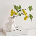 Miniatyrbilde 3 av 5: Blomstervase i nordisk stil, kvinnekropp, halvt ansikt, blomsterpotte, keramisk kunsthåndverk, soverom, stue, skrivebordsdekorasjon A