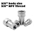 Miniatyrbild 3 av 5: 3/8 tum NPT-gänga ISO7241-1A Hydraulisk Snabbkoppling Set med Dammskydd