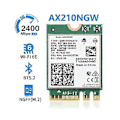 Miniatyrbillede 2 af 5: Ax210 Ax210ngw M.2 Ngff 2.4ghz/5g Wi-fi 6e 2400mbps Wifi 802.11ax Tand 5.2 W