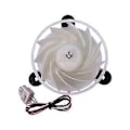 Pikkukuva 1 / 5: Jääkaapin pakastimen tuuletinmoottori jääkaapille ZWF-32-120 W29-23 jäähdytystuuletinmoottori DC12V 2.5W 1870RPM